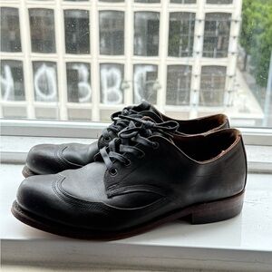 Wolverine Black Leather Men's Derbys